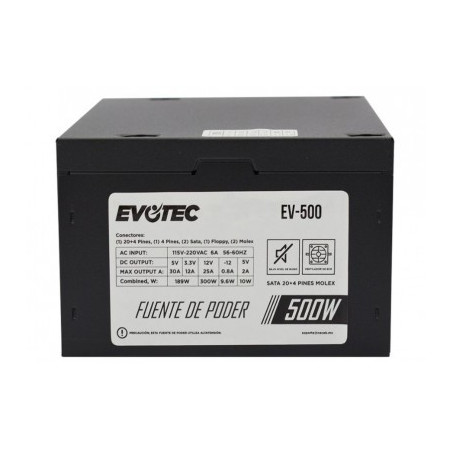 Fuente de Poder EVOTEC EV-500